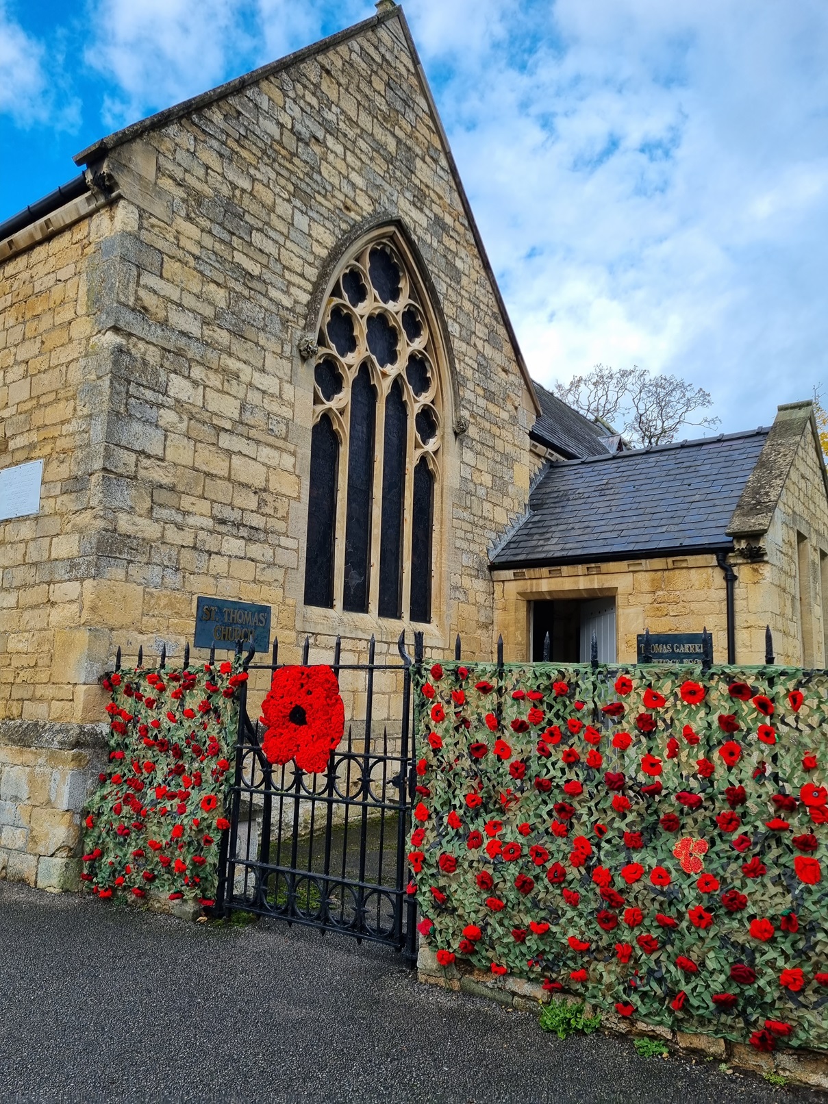 Poppies at St Thomas'