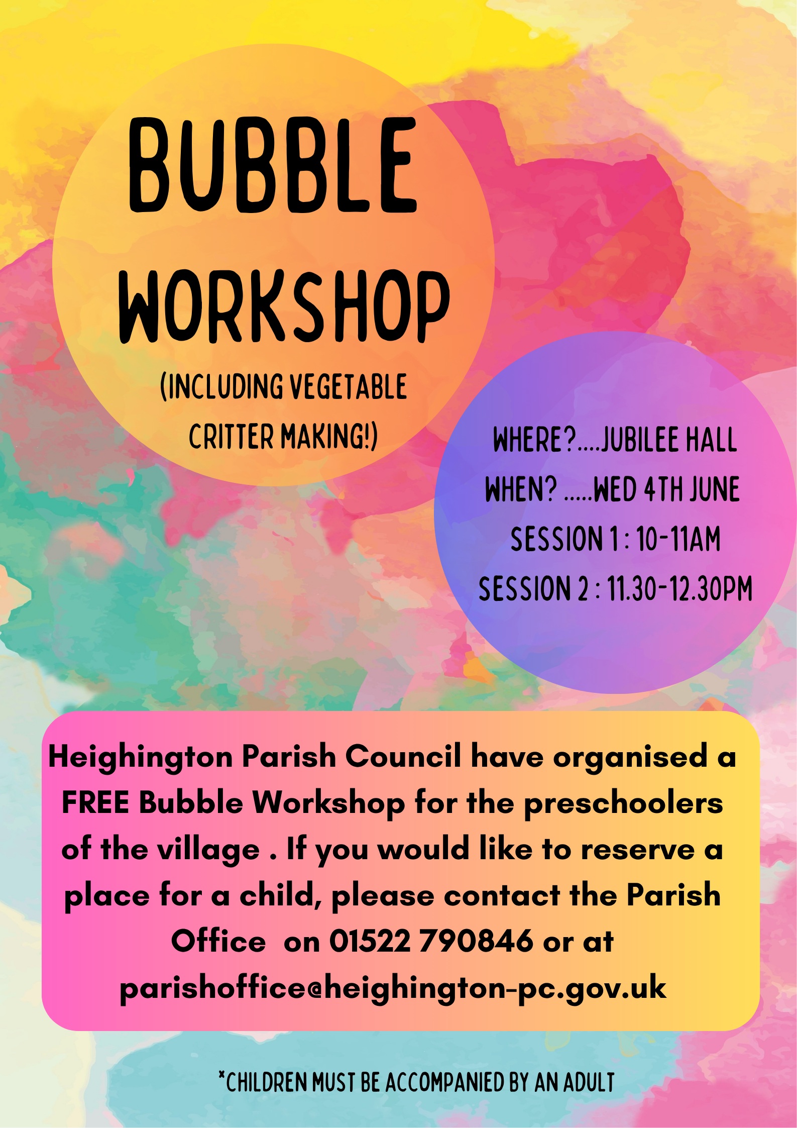 Bubble Workshop