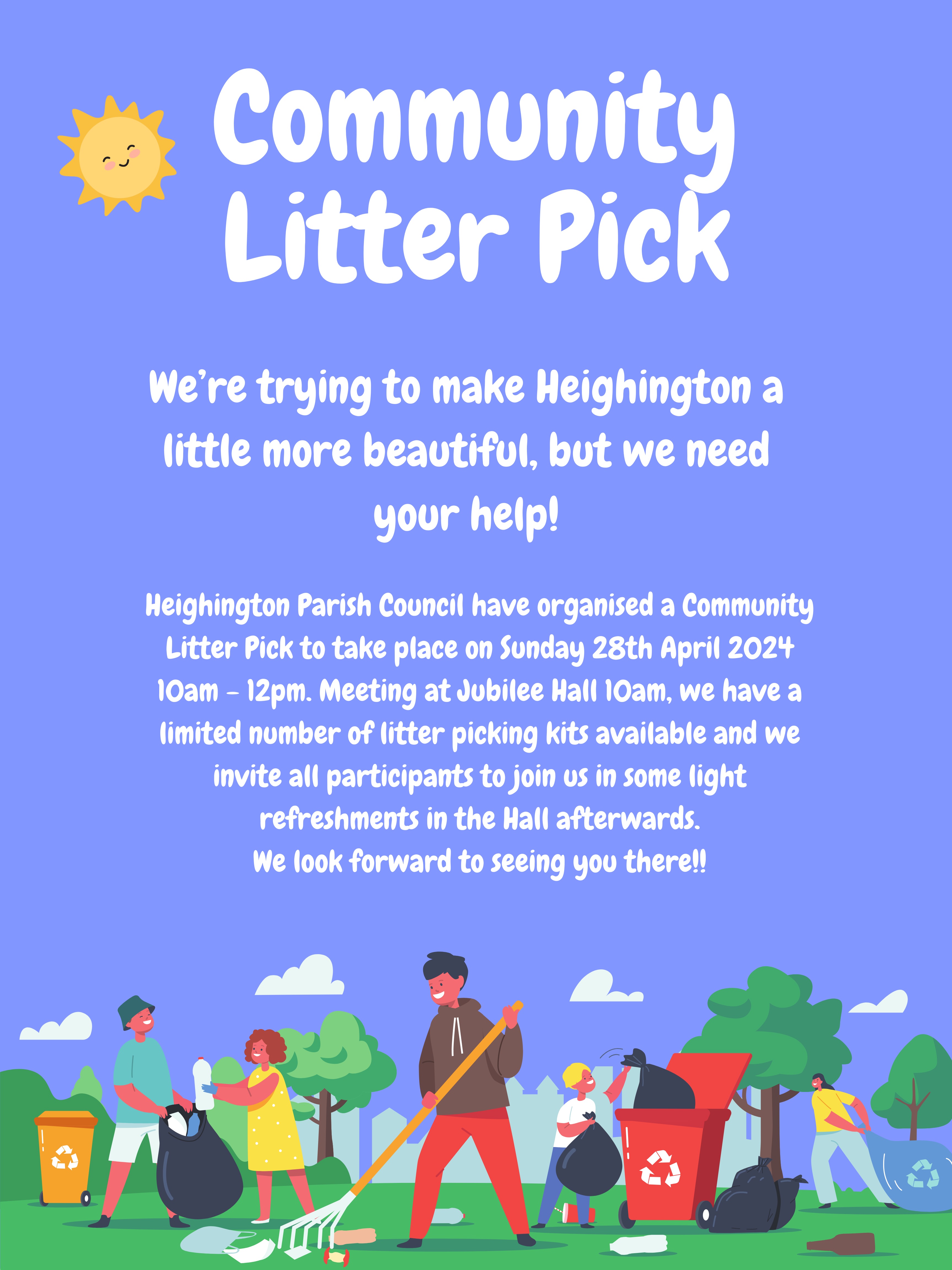 Community litter pick April 2024