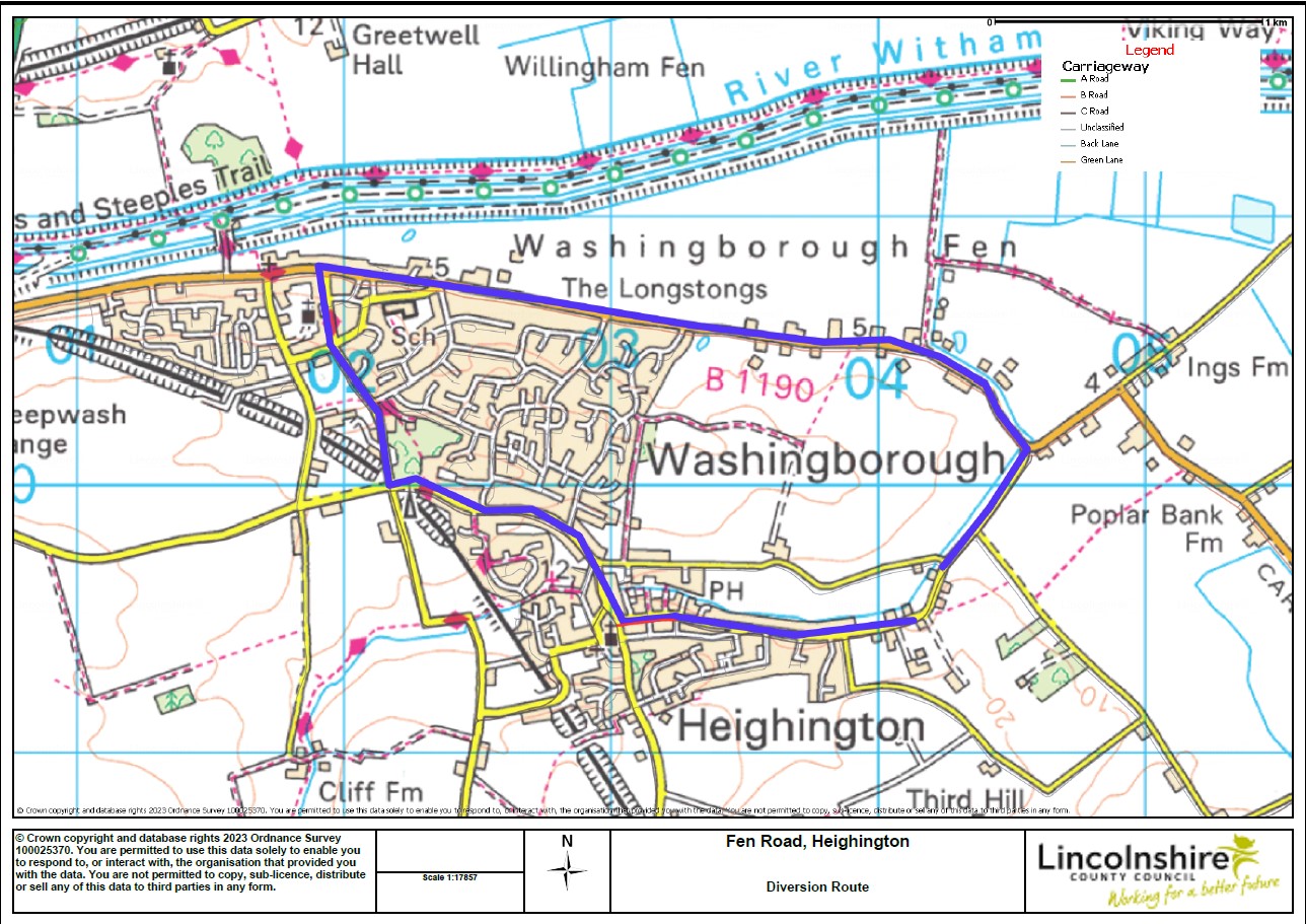 Fen road diversion