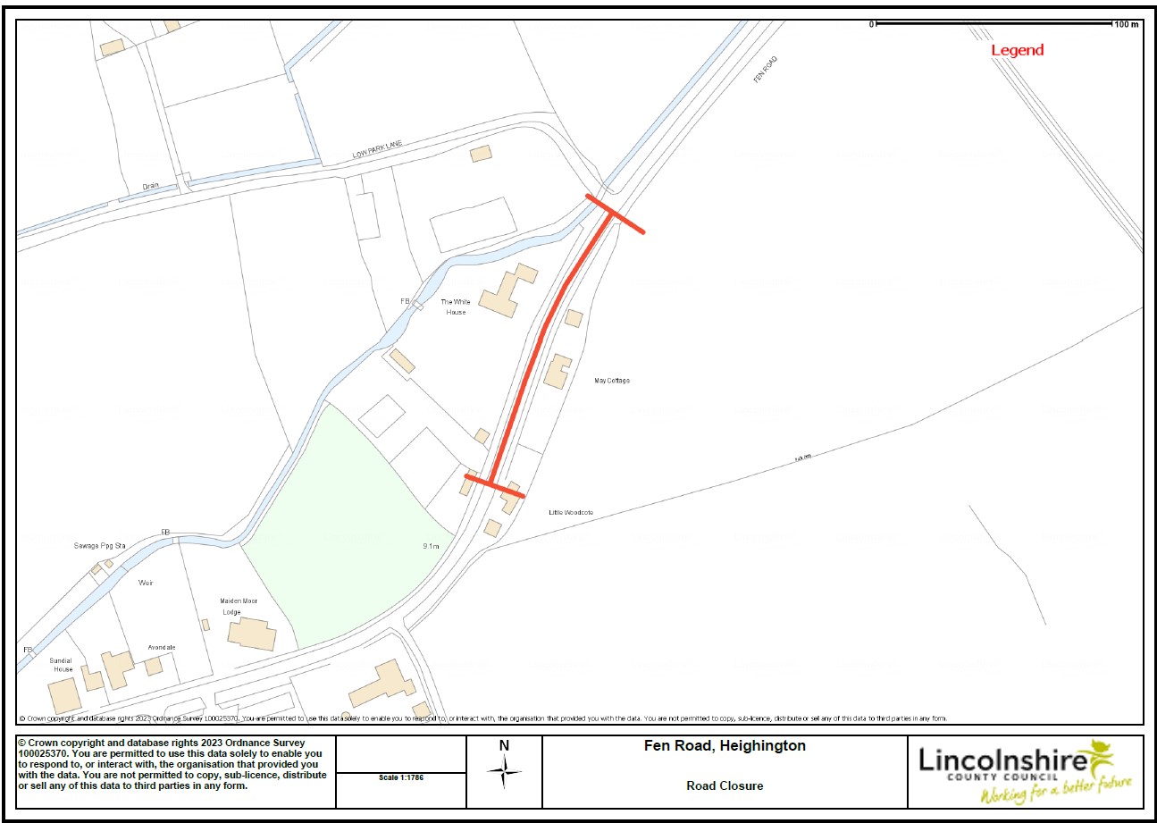 Fen road road closure