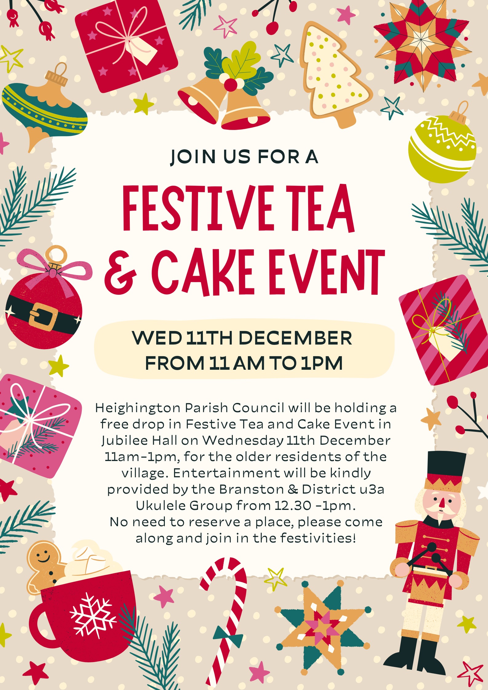 Festive Tea & Cake event