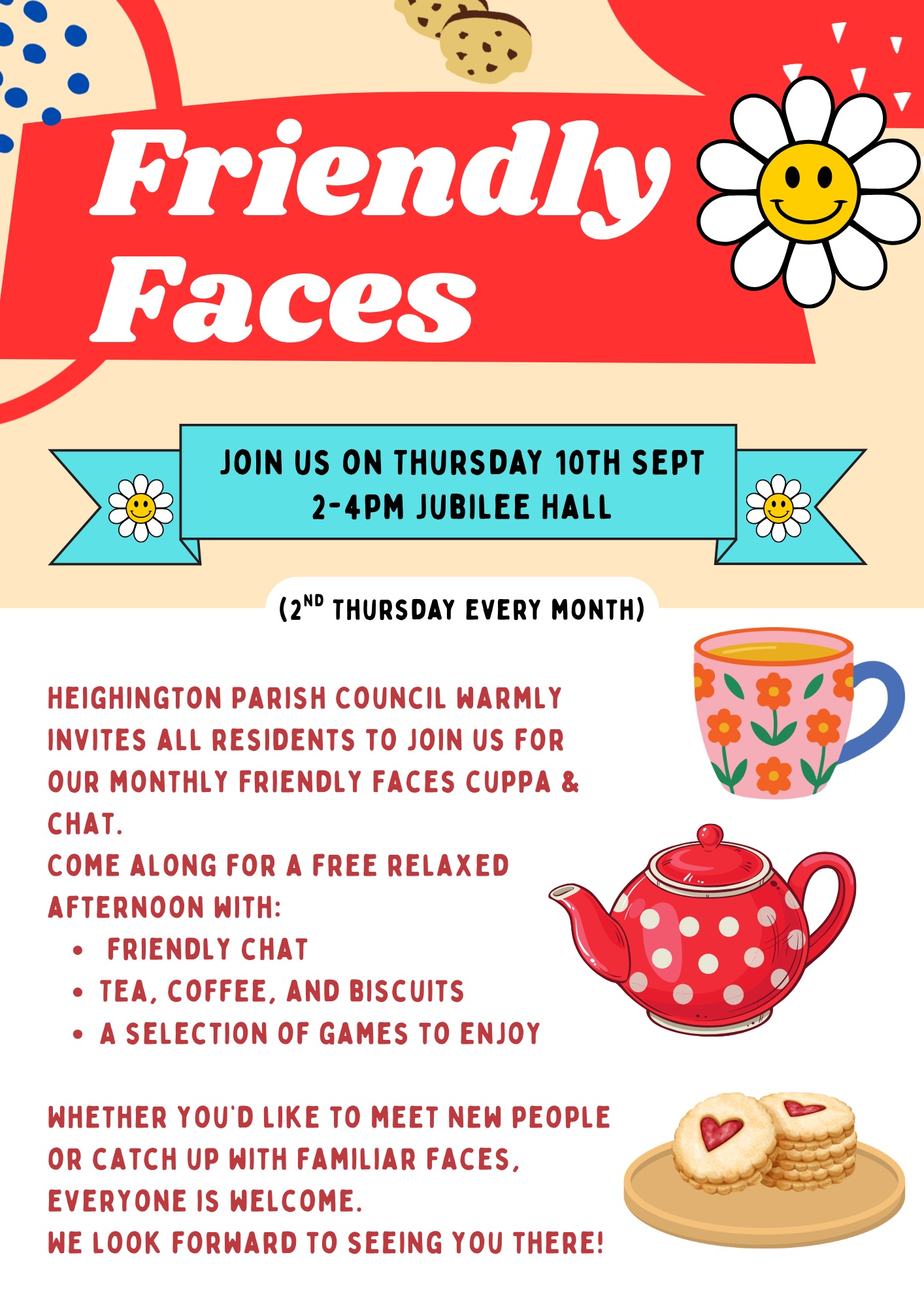 Friendly face poster sept 2026
