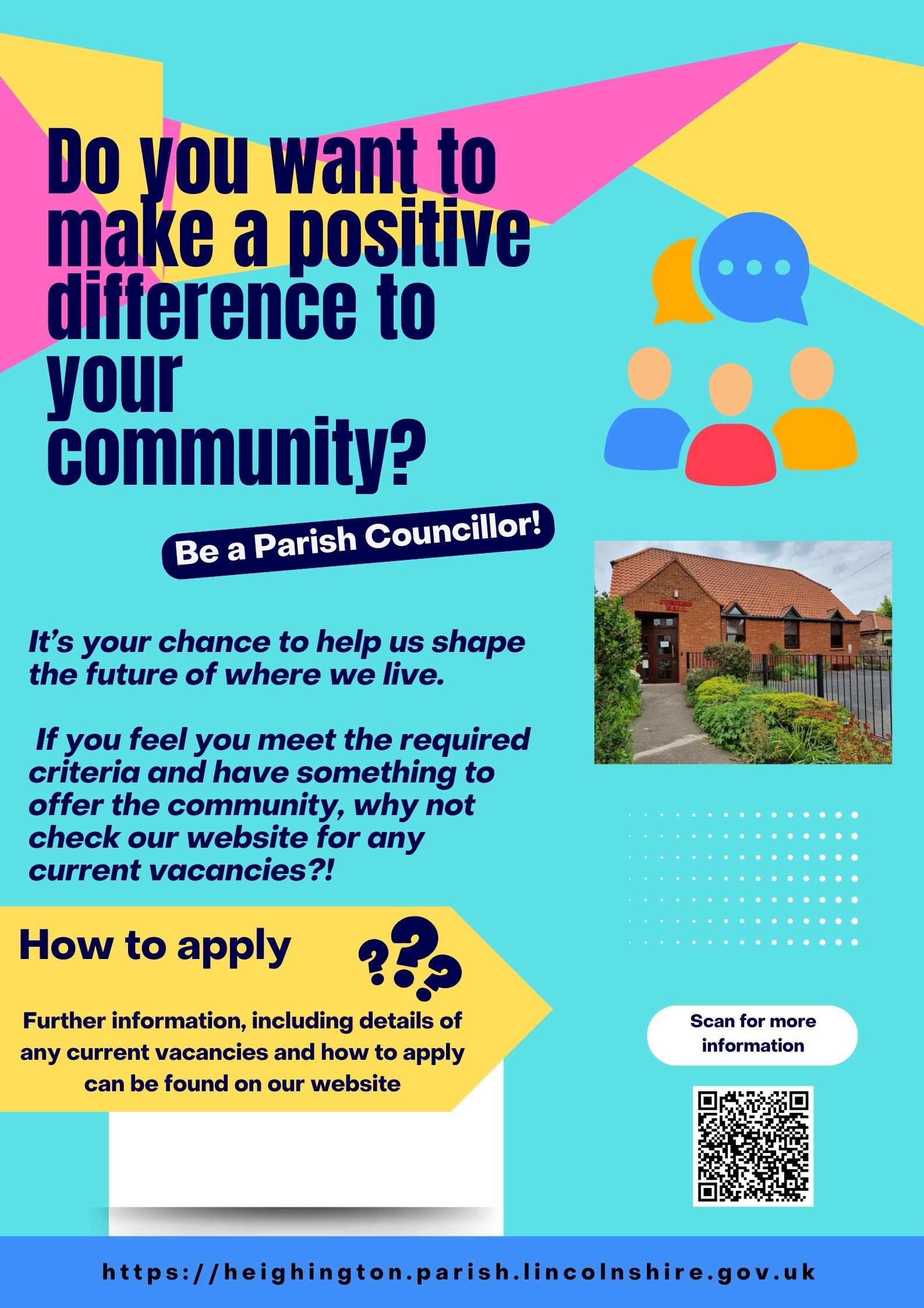 Councillor vacancy - no dates