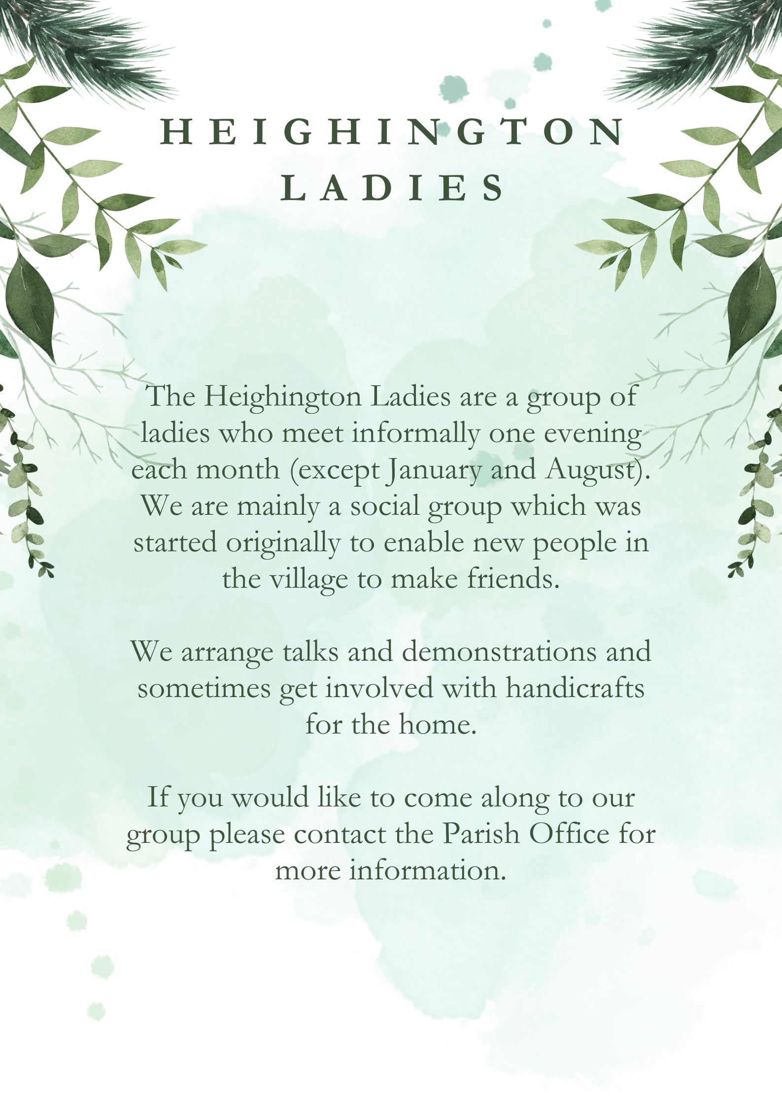 Heighington Ladies